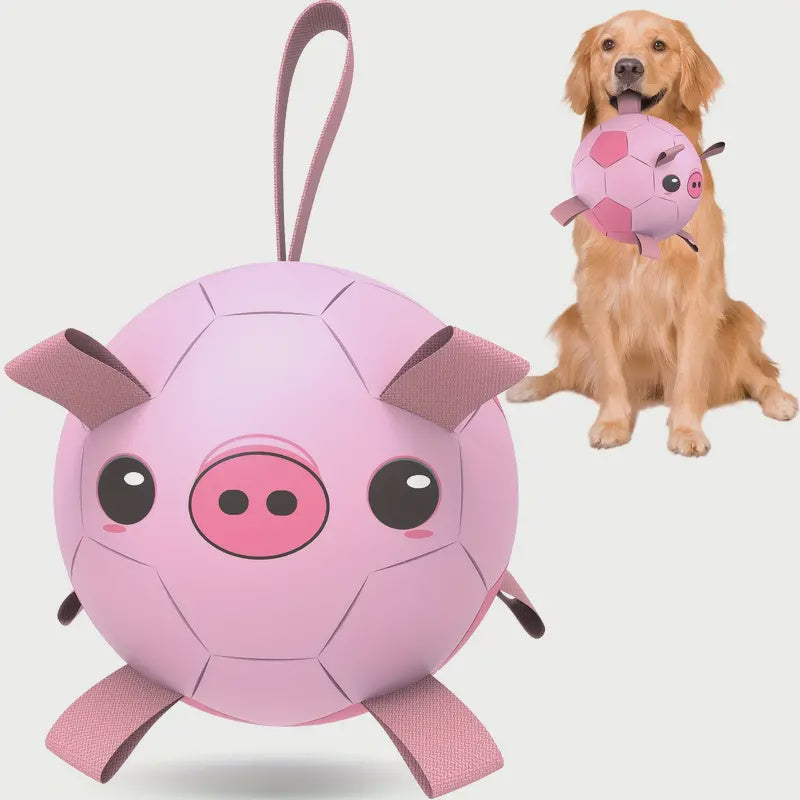 Soccer Ball with Tug Tags - Piggie!