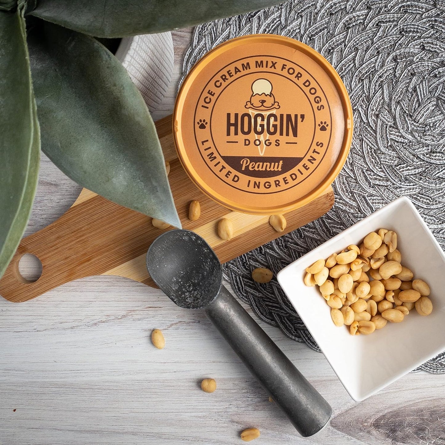 Hoggin Dogs Ice Cream Mix Cup Peanut Cup Small 2.32oz