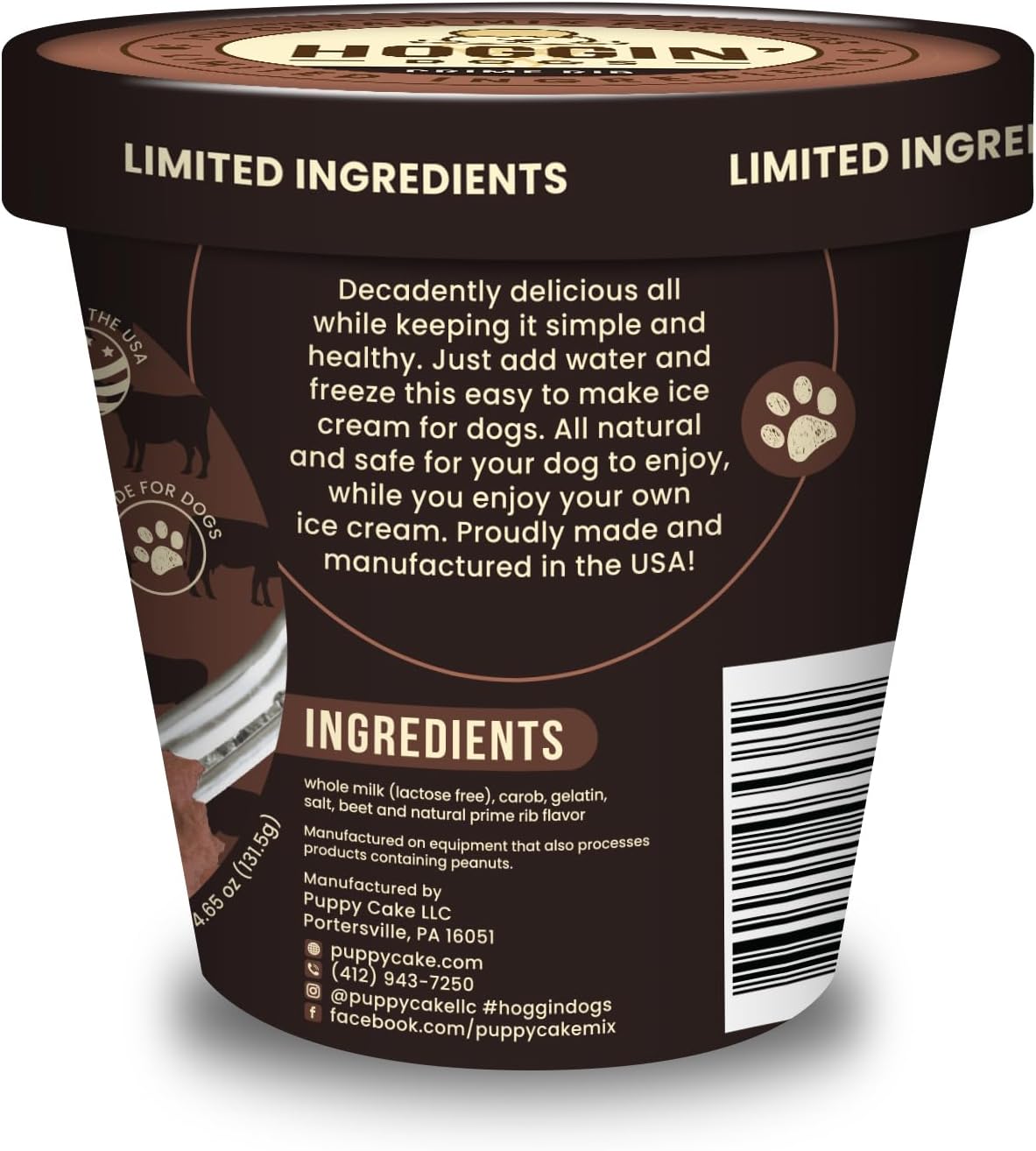 Hoggin' Dogs Ice Cream Mix Prime Rib 4.65 oz