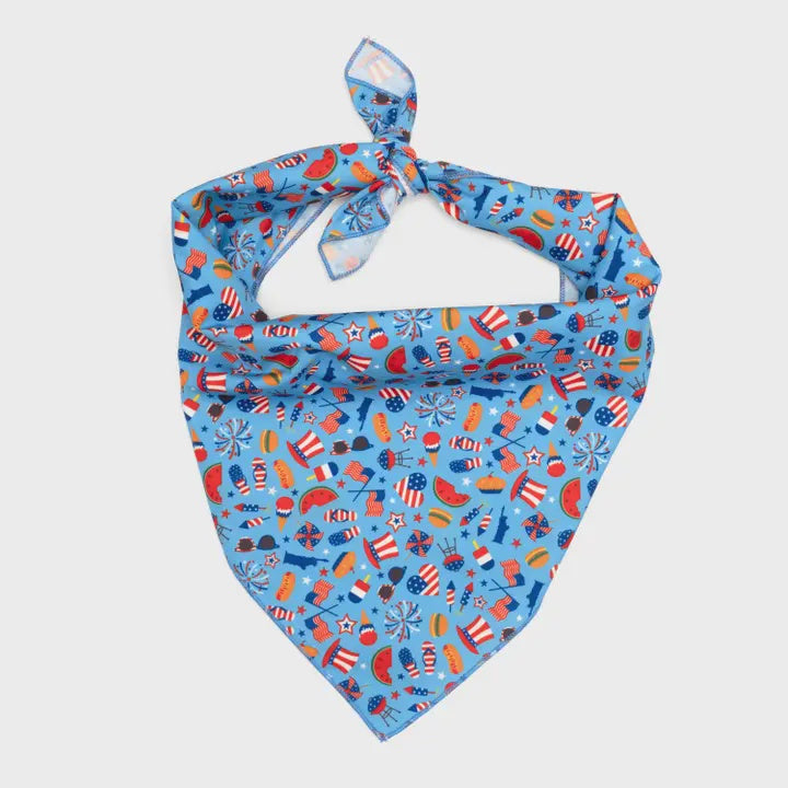 America Bandana by The Worthy Dog