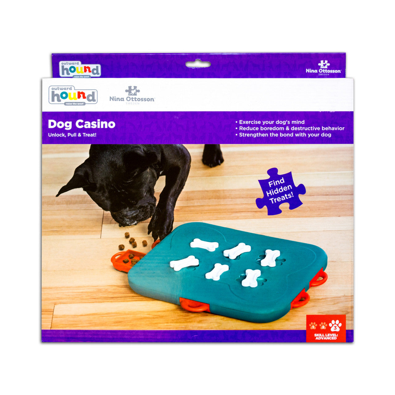 Dog Casino Interactive Treat Dog Puzzle Toy