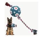 Dog Ball Rope - Tug o' Fun