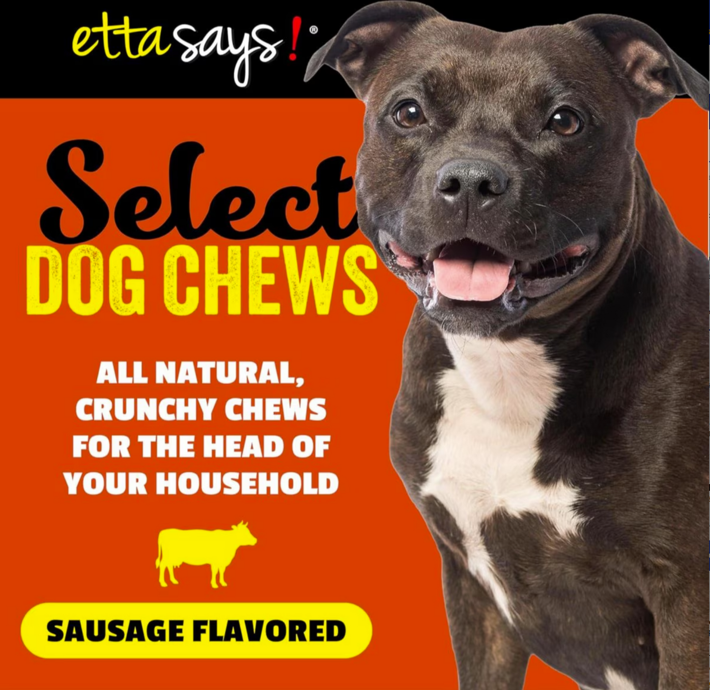 Etta Says! Select Sausage Dog Chew 7"