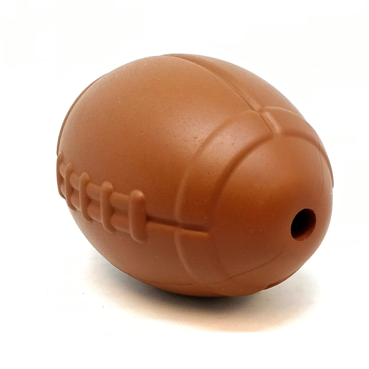 Rubber Football Chew Toy - Treat dispenser for heavy chewers