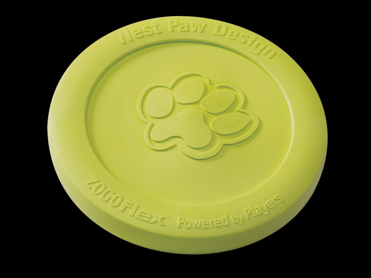 Zisc® Flying Disc Fetch Dog Frisby - Green