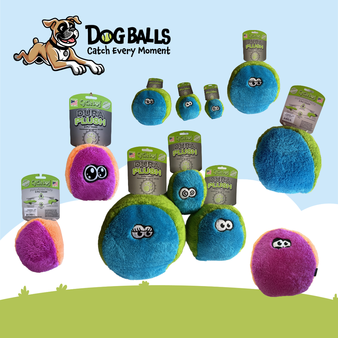 Cycle Dog Duraplush FuzzBall Dog Toy