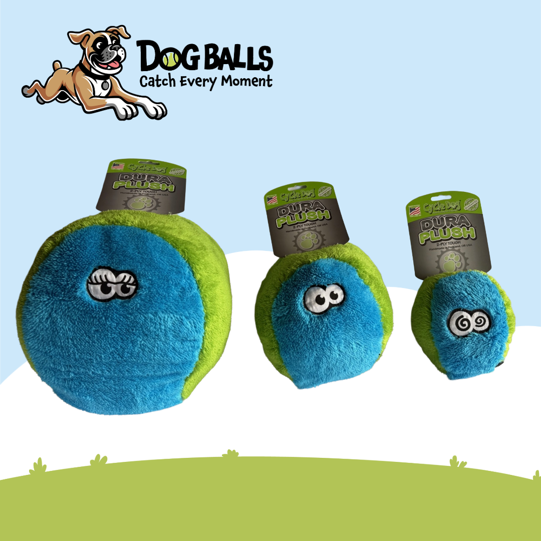 Cycle Dog Duraplush FuzzBall Dog Toy