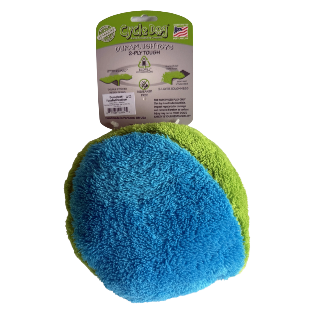Cycle Dog Duraplush FuzzBall Dog Toy