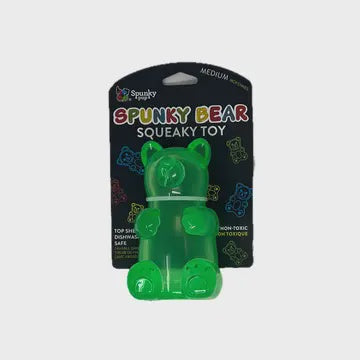 Spunkys Squeaky Gummy Bear Dog Toy