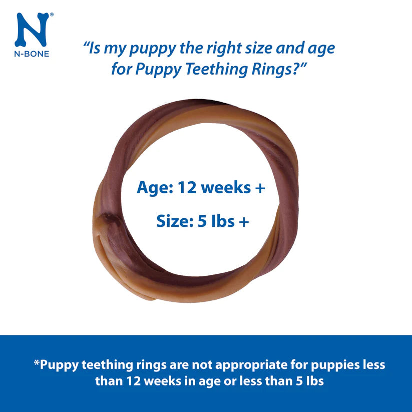 Puppy Teething Ring - Peanut Butter