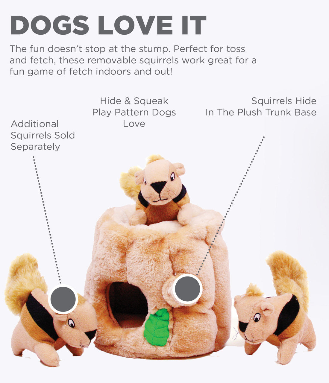 Hide & Seek Squirrel Puzzle by Outward Hound - Small