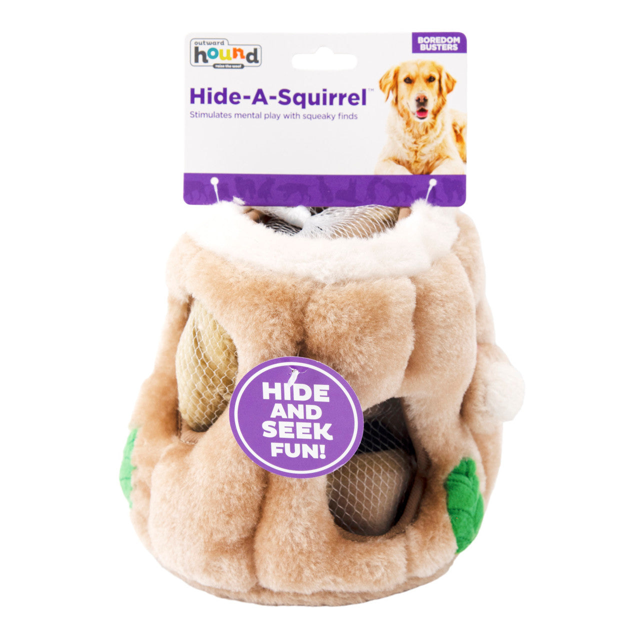 Hide & Seek Squirrel Puzzle by Outward Hound - Small