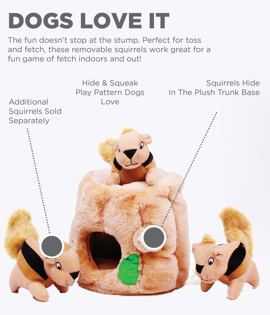 Hide & Seek Squirrel Puzzle by Outward Hound - Small