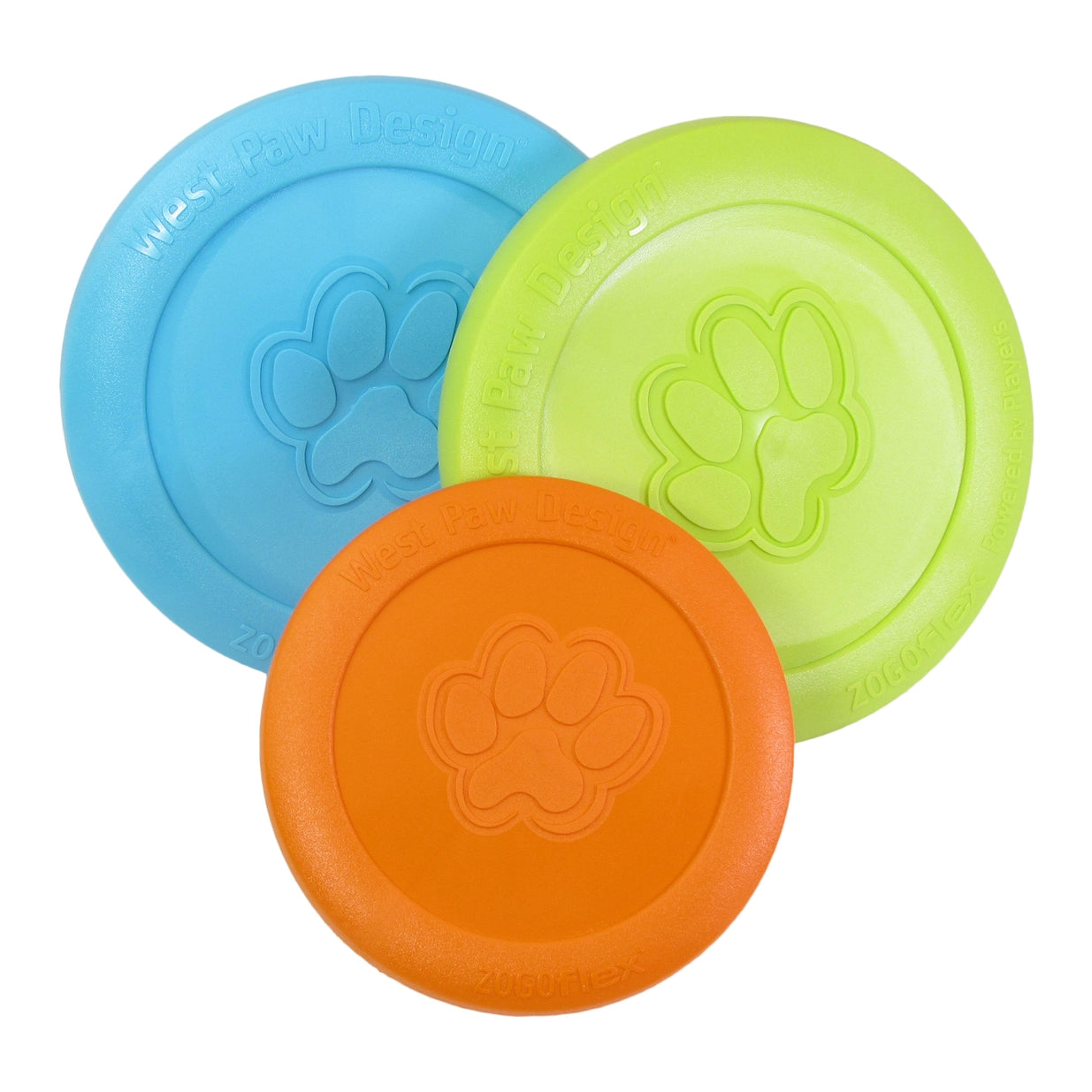 Zisc® Flying Disc Fetch Dog Frisby - Orange
