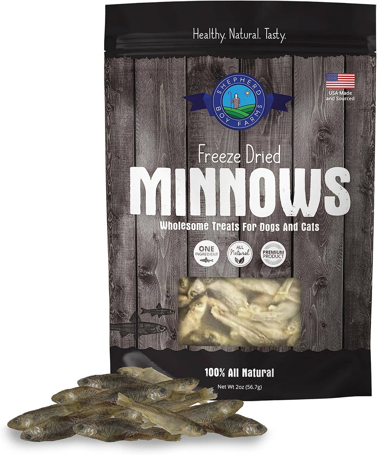 Freeze Dried Minnow Dog Treats