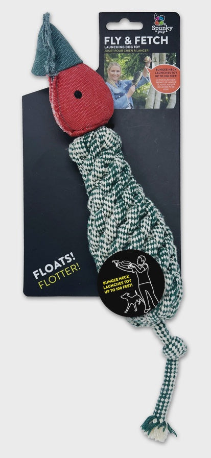 Fly & Fetch Rope Duck - Stronger Fetch Toy