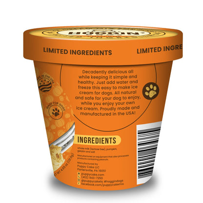 Hoggin' Dogs Ice Cream Mix Pumpkin 4.65 oz