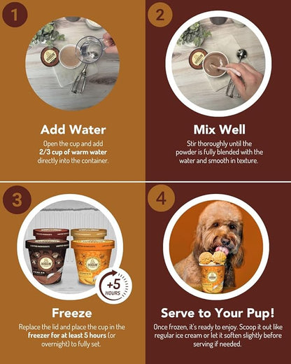 Hoggin' Dogs Ice Cream Mix Pumpkin 4.65 oz