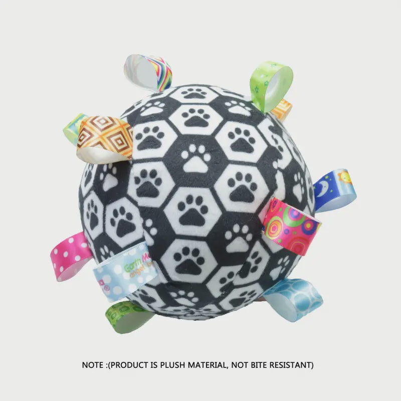 Plush Soccer Ball with Tether Tags