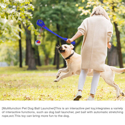 Ball Launcher - Blue - Retractable