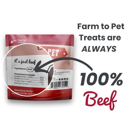 Beef Chips Snack Packs for Dogs