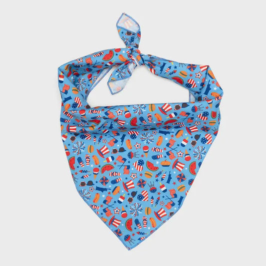 America Bandana by The Worthy Dog