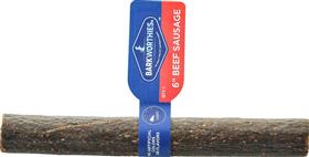 Barkworthies Beef Sausage - 6 inch Rawhide Alternative