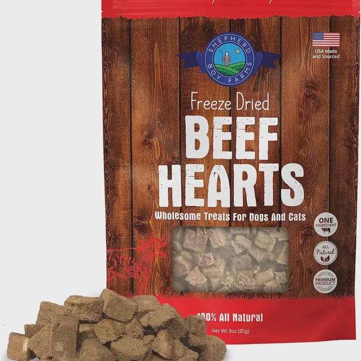 Freeze Dried Beef Heart Treats - USA