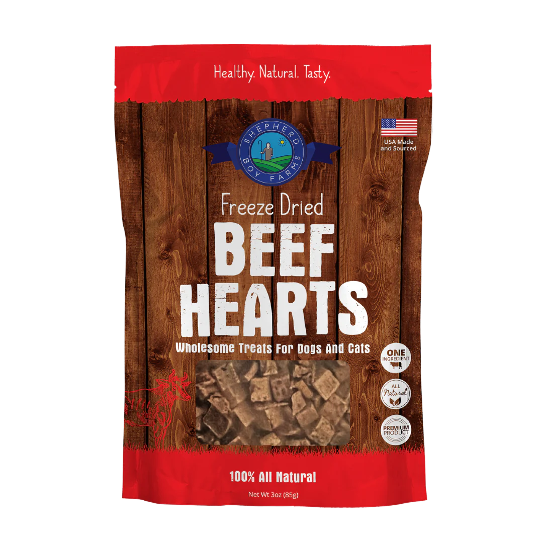 Freeze Dried Beef Heart Treats - USA