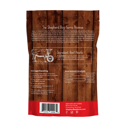 Freeze Dried Beef Heart Treats - USA