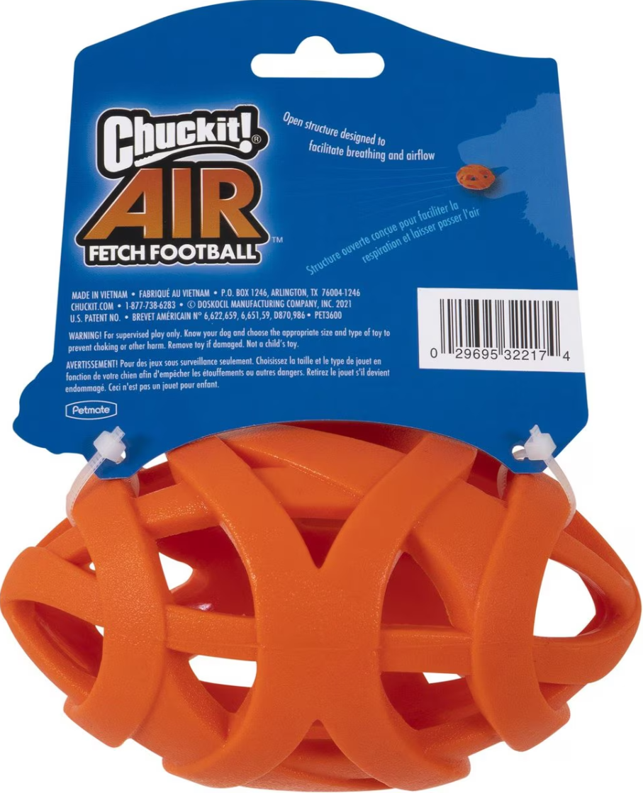 Chuckit! Air Fetch Football Dog Toy