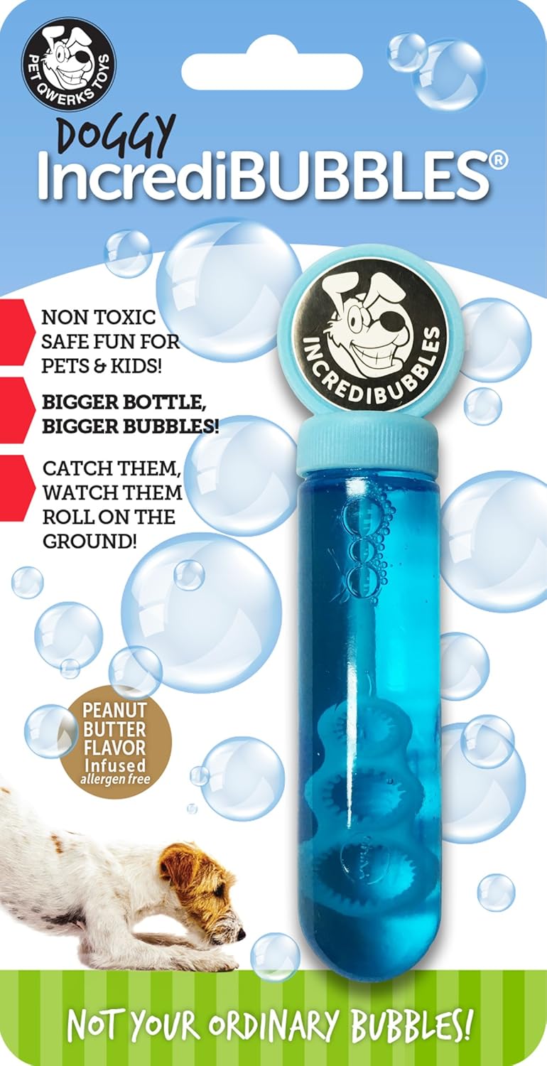 Pet Qwerks Peanut Butter IncrediBubbles for Dogs