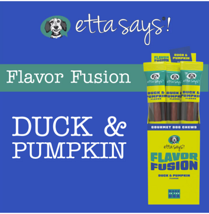 Etta Says! Flavor Fusion Dog Chew Duck and Pumpkin