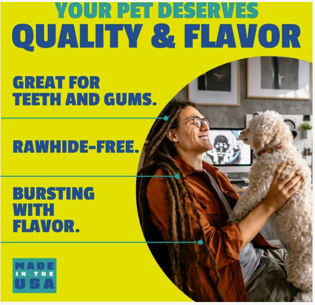 Etta Says! Flavor Fusion Dog Chew Duck and Pumpkin