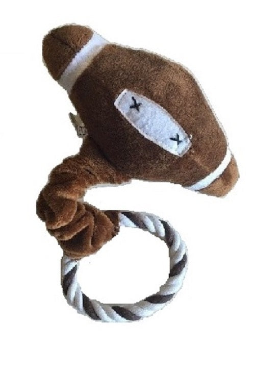 Football Plush - Rope Pull