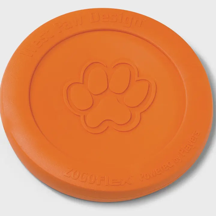 Zisc® Flying Disc Fetch Dog Frisby - Orange
