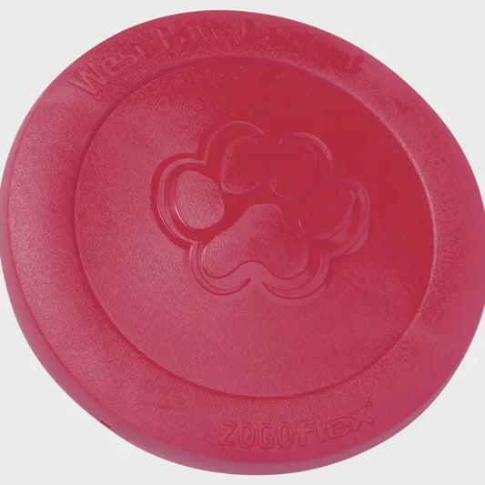 Zisc® Flying Disc Fetch Dog Frisby - Red