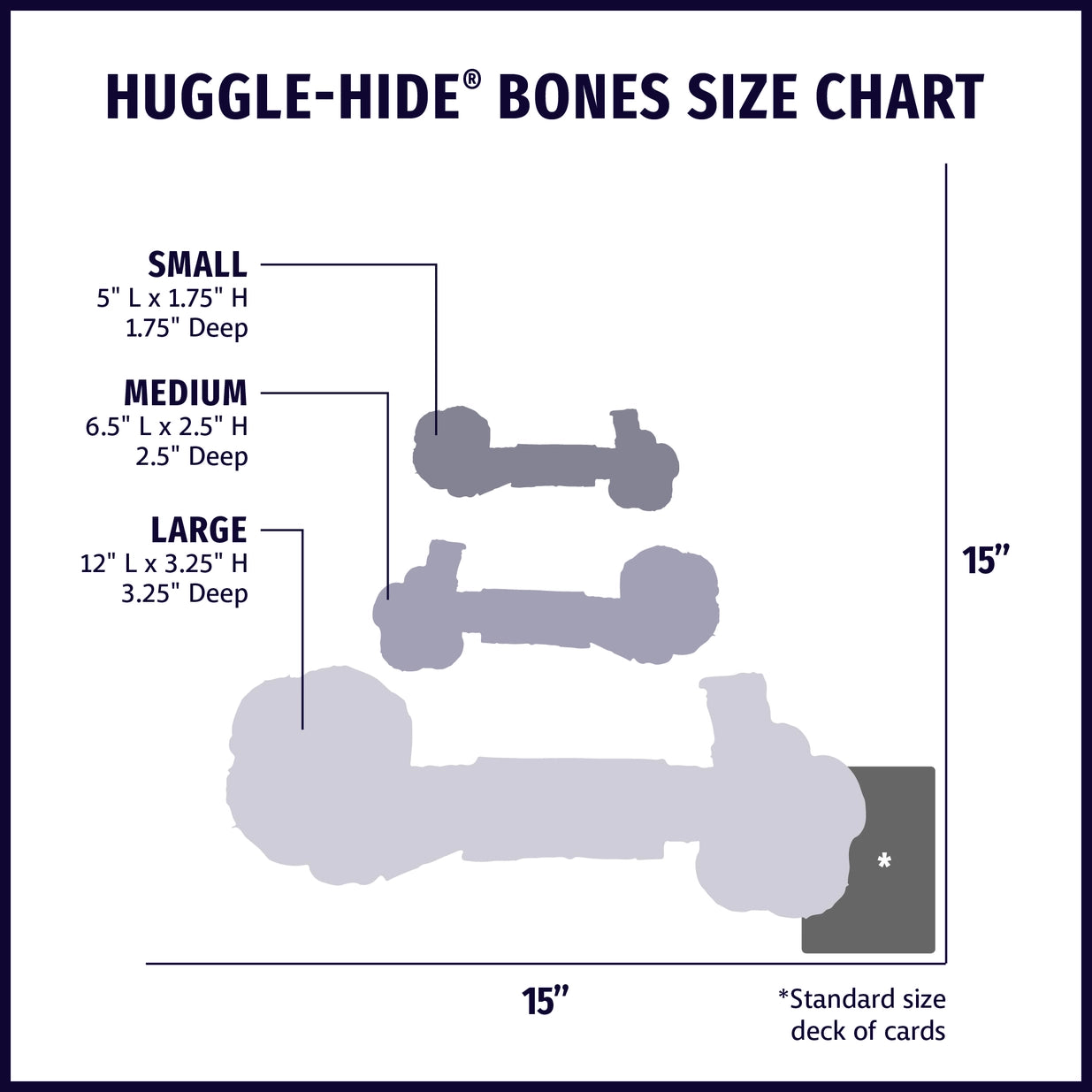 Huggle Hide Natural Leather Knotted Bone