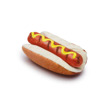 Hot Dog Squeaker Dog Toy