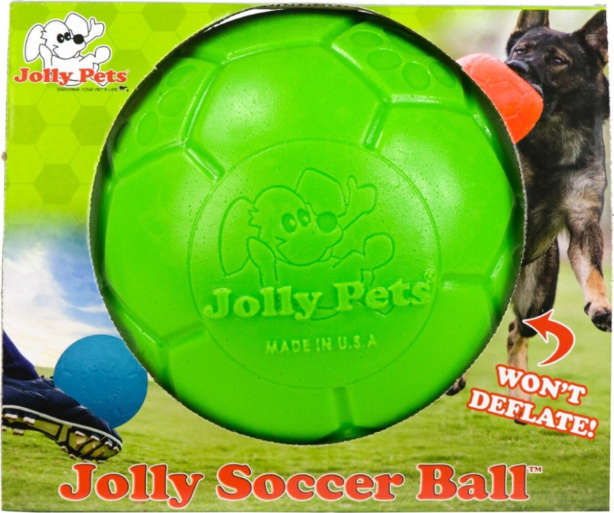 Jollypet Soccer Jolly Ball 8" Green