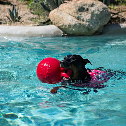 Jolly Pet Tug-N-Toss 6" Red or Blue