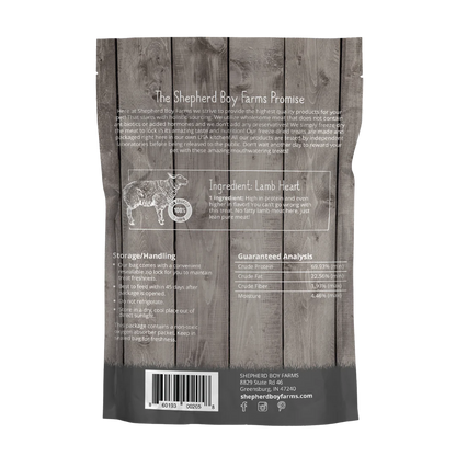 Freeze Dried Lamb Heart Treats - USA