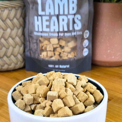 Freeze Dried Lamb Heart Treats - USA