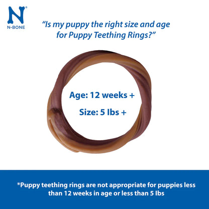 Puppy Teething Ring - Peanut Butter