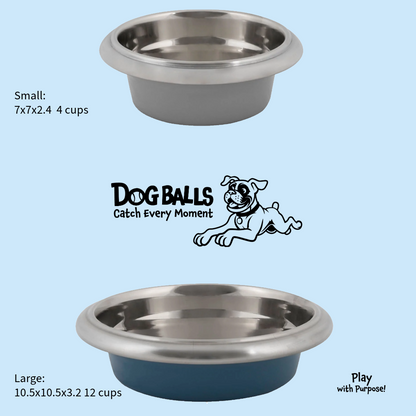Petmate Easy Grip Stainless Steel Pet Bowl
