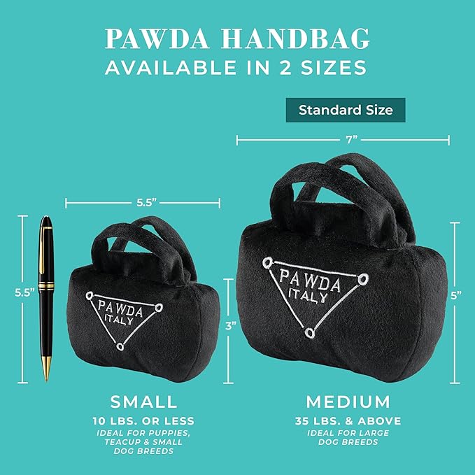 Pawda Handbag Squeaker Dog Toy