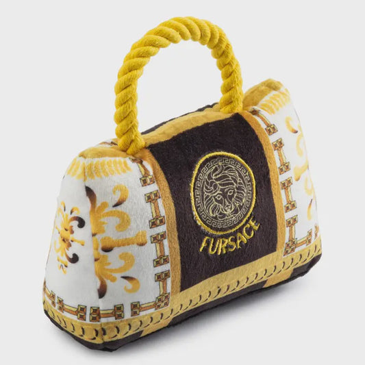 Fursace Handbag Squeaker Dog Purse Chew
