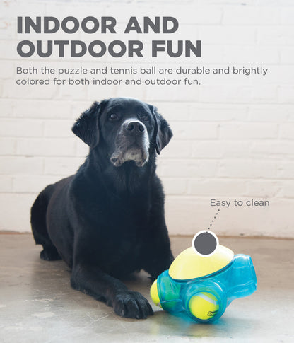 Tennis Maze Craze Dog Puzzle Toy, Blue
