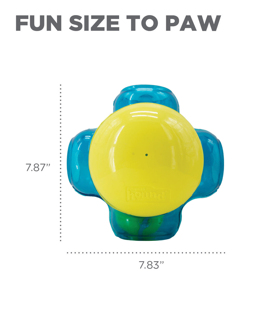 Tennis Maze Craze Dog Puzzle Toy, Blue