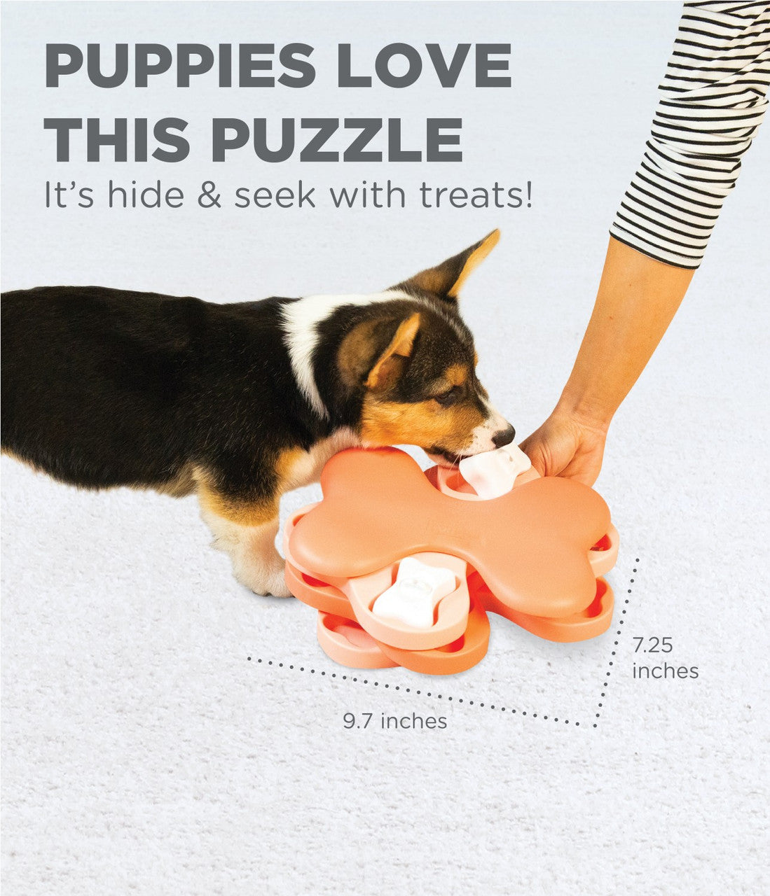Puppy Tornado Interactive Treat Puzzle Dog Toy